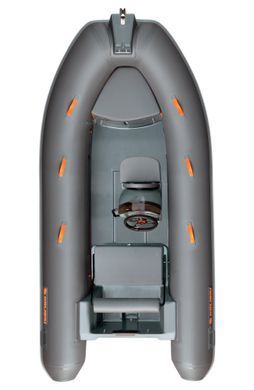 Надувний човен RIB Kolibri Wing Lite W390LT, темно-сірий фото