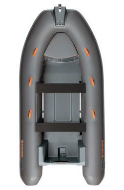 Надувний човен RIB Kolibri Wing Lite W390LT, темно-сірий фото