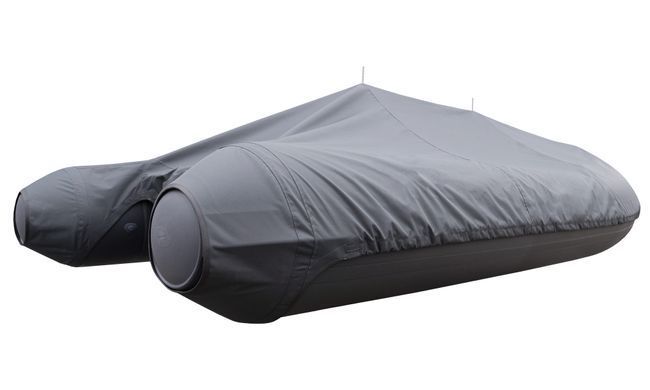 Надувний човен RIB Kolibri Wing Lite W390LT, темно-сірий фото