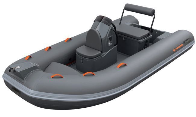 Надувний човен RIB Kolibri Wing Lite W390LT, темно-сірий фото