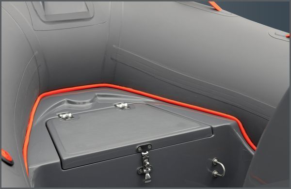 Надувний човен RIB Kolibri Wing Ultra W360UT, темно-сірий фото