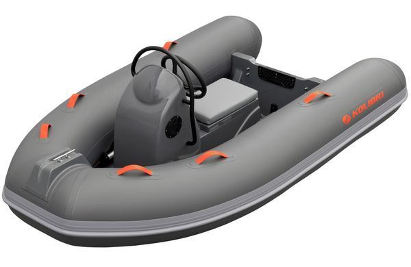 Надувная лодка RIB Kolibri Wing Lite W270LT, темно-серая фото