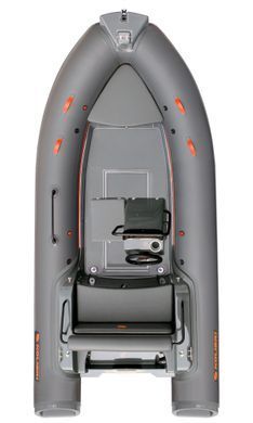 Надувний човен RIB Kolibri Wing Ultra W430UT, темно-сірий фото