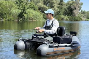 Лодка-плот Kolibri Belly Boat &mdash; решение для мобильной рыбалки