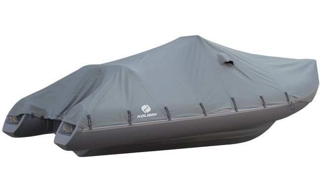 Надувний човен RIB Kolibri Wing Ultra W430UT, темно-сірий фото