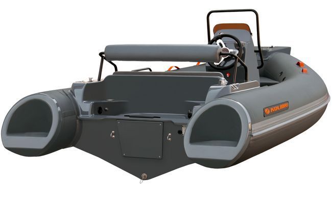 Надувний човен RIB Kolibri Wing Ultra W430UT, темно-сірий фото