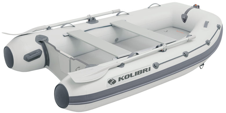 Колибри КМ-270ДХЛ (Kolibri KM-270DXL) моторная килевая надувная лодка + Air-Deck фото
