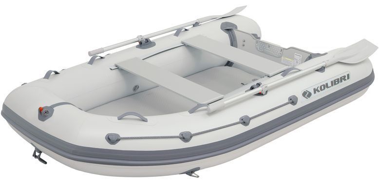 Колібрі КМ-270ДХЛ (Kolibri KM-270DXL) моторний кільовий надувний човен + алюмінієвий пайол фото