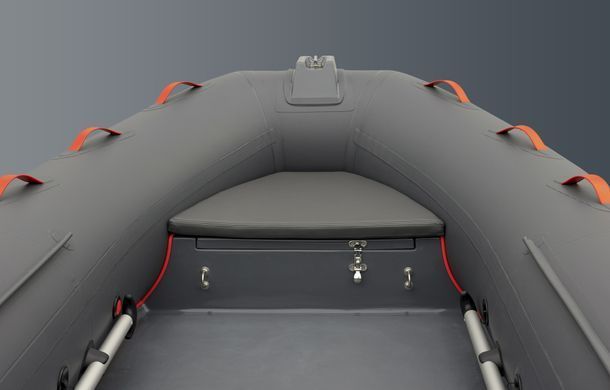 Надувний човен RIB Kolibri Wing Lite W290LT, темно-сірий фото