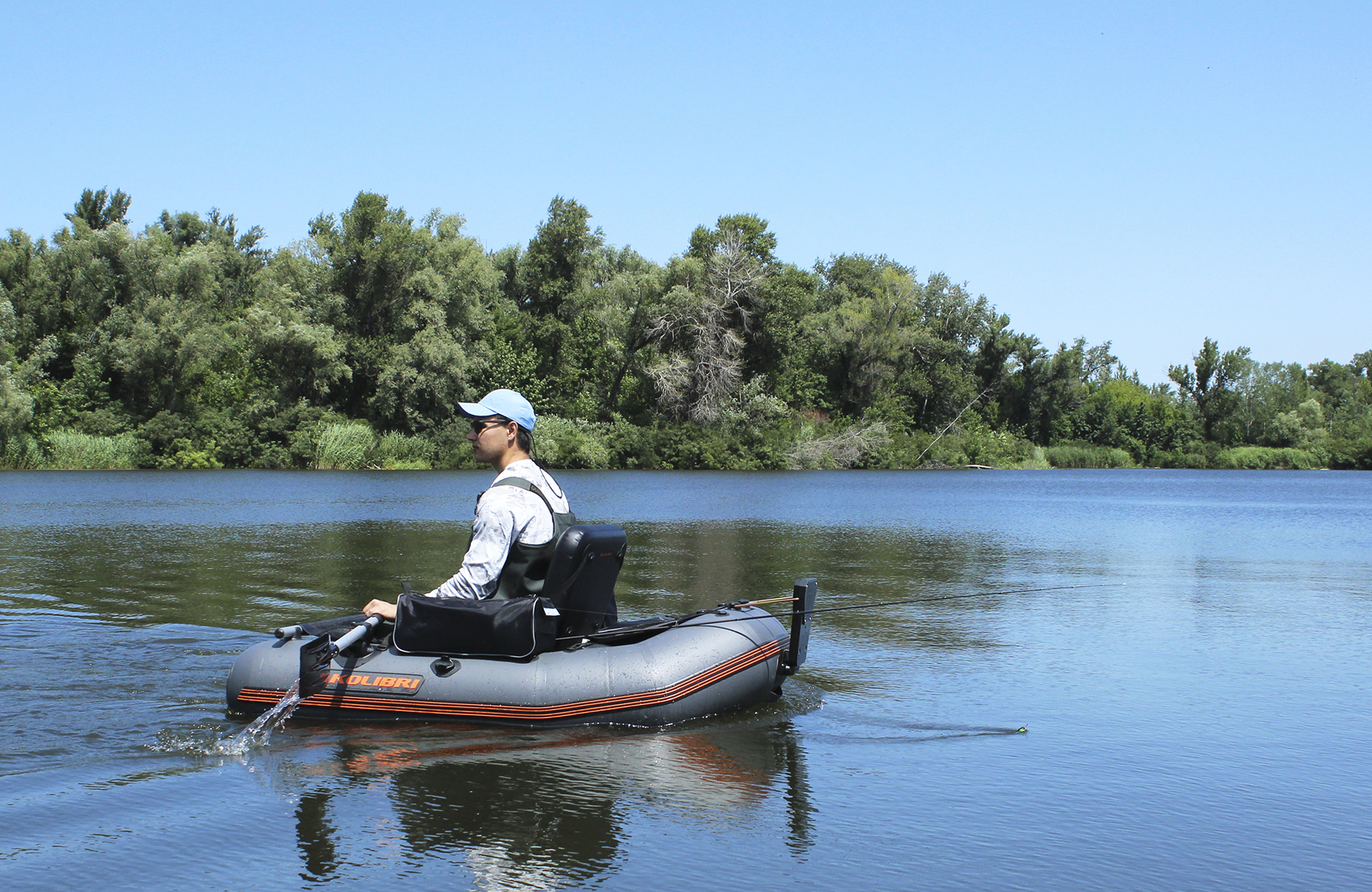 Лодка-плот Kolibri Belly Boat — решение для мобильной рыбалки